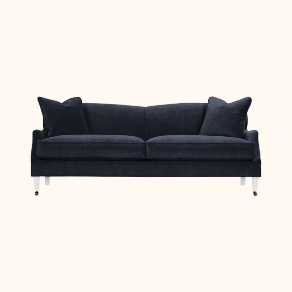 Alcott Sofa Rust Velvet